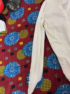 Classic White Button-Up Shirt