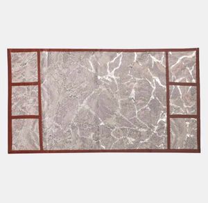 Marble Print Decorative Table Runner