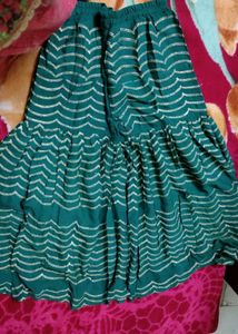 🎇 offer Green Sharara Suit with Dupatta