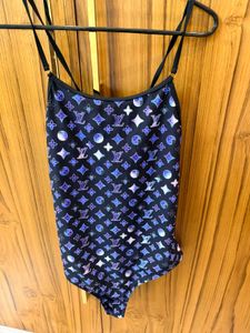 LV Swimsuit- Designer Monogram One-Piece Swimsuit