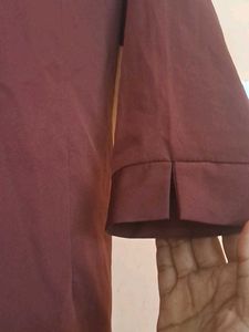 Maroon Button-Up shirt