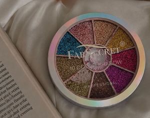 FabSecret 10 Color Glitter Eyeshadow Palette 🎨