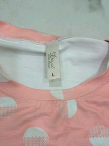 Cute Pink Polka Dot T-Shirt