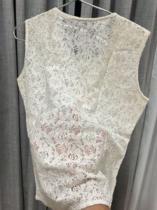 Zara Lace Sleeveless Top