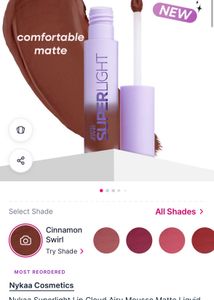 Nykaa Superlight Lipstick - Cinnamon Swi