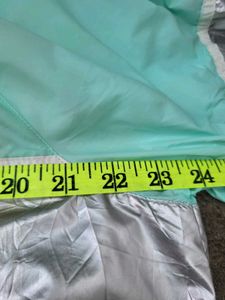 Stylish Mint &amp; Silver Windbreaker