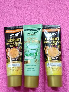 Scrub, Pack & Body Lotion