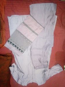 lavender kurti set with tag