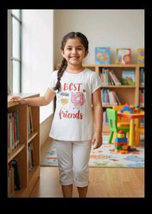6-8 year Adorable 'Best Friends' Graphic Tee