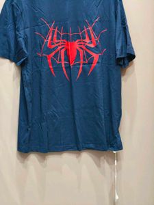 Blue Spiderman Graphic T-Shirt