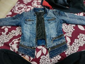 Pure Denim Jacket For Winter