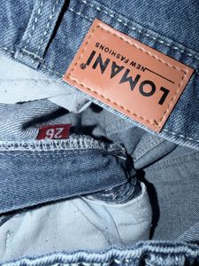 Wide Leg Blue Denim Jeans