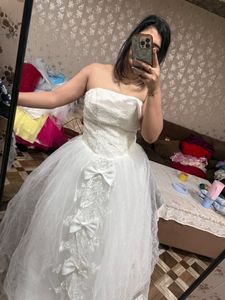 Elegant White Bridal Lehenga🦋🎀❤️