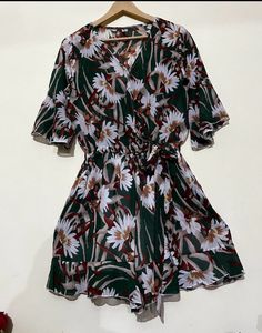 Floral Print Romper
