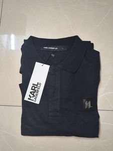 Karl Lagerfeld Blue Polo TShirt