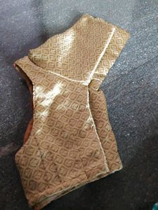 NEW brocade golden blouse