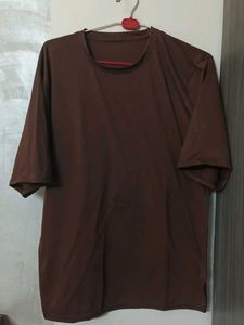 Brown Crew Neck T-Shirt