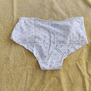 White Polka Dot Briefs