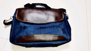 Denim Blue Laptop Bag