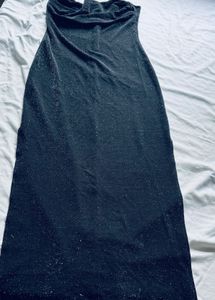 Sparkly Black Mini Dress