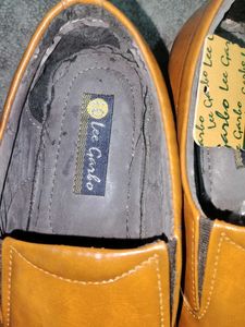 Men's Tan Formal Slip-On Shoes