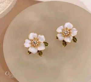 Studded Flora Statement earrings
