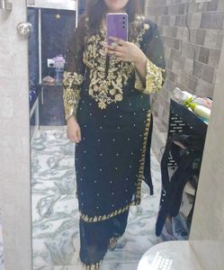Embroidered pakstani Kurta Set with duppta
