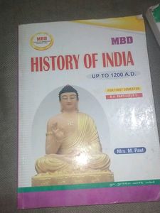 MBD  History Of india B.A. First Semester