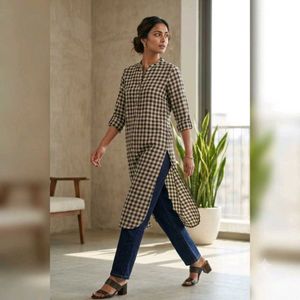 UTSA gingham top