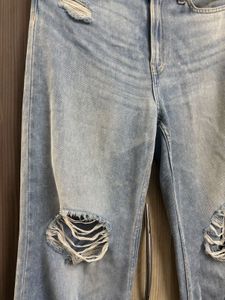 30 H&amp;M RIBBED HIGh waist jeans