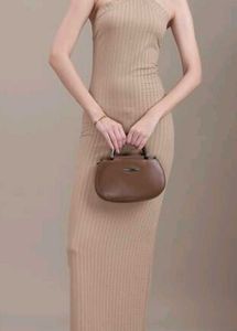 Ribbed Knit Halter Neck Maxi Dress