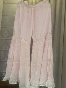 Elegant Pink Palazzo Pants