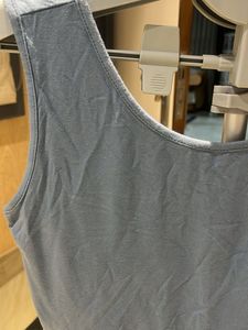 Blue Cropped Tank Top