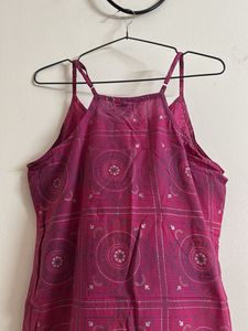 Vibrant Pink Ethnic Kurta