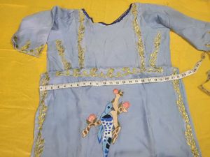 Light Blue Kurta Set with Dupatta