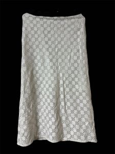 White Lace Ethnic Skirt