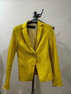 Bright Yellow Zara Blazer