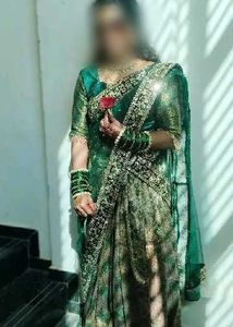 green dupatta
