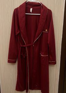 Cozy Burgundy Robe