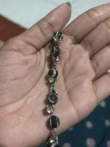 Beaded bracelet with Evil Eye Charm