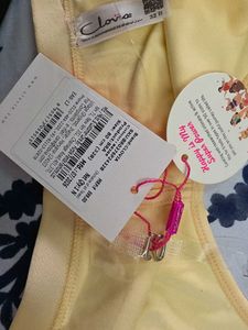 Comfortable Light Yellow Bra