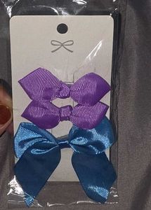 Cute Bow Hair Clips Set