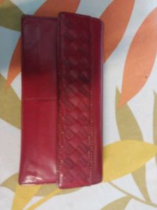 Pure leather red wallet from Sydney