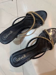 Catwalk Sparkling Embellished Flat Sandals