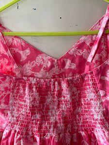 Floral Print Pink Top