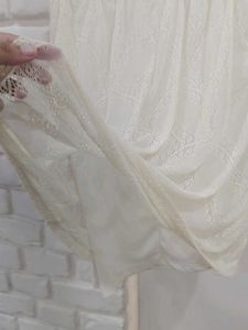 Elegant White Lace Mini Dress