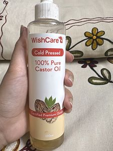 WishCare 100% Pure Cold Pressed Castor Oil