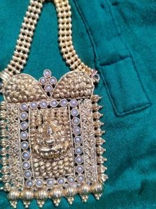 Exquisite Gold Temple jewellery set