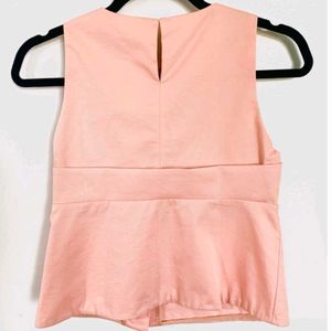 Zara Trafaluc Collection Bustier Peplum Top