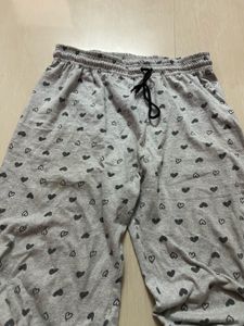 Cute Heart Print Pajama Pants